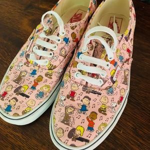 Peanuts snoopy Vans pink